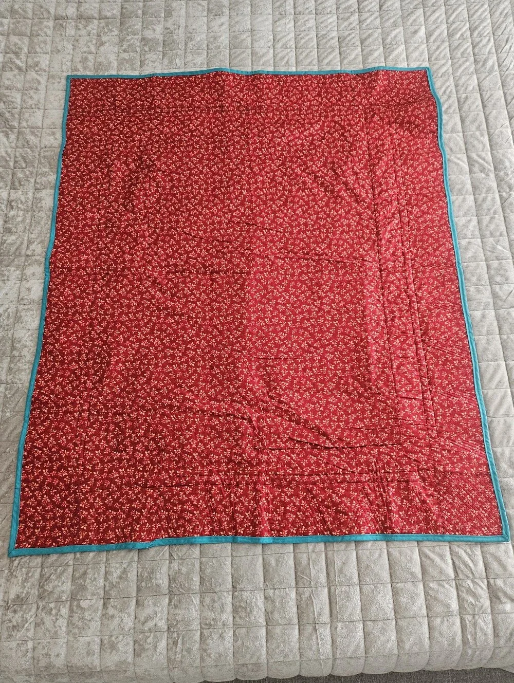 Handmade Why God Made Little Girls Patchwork Baby Quilt 42x51 New
